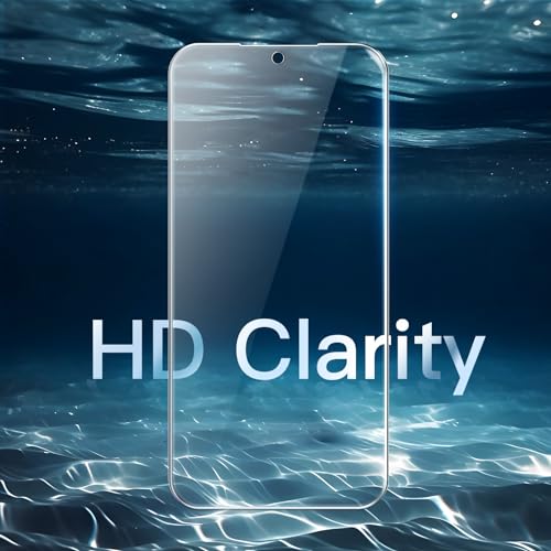 JETech Screen Protector for Samsung Galaxy S24, 3-Pack | HD Clear, Fingerprint ID Compatible, Anti-Scratch Glass - size: Galaxy S24