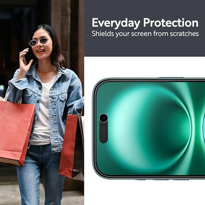 ArmorSuit 3 Pack for iPhone 16 Screen Protector Case Friendly MilitaryShield HD Clear Film - Made in USA - size: iPhone 16 6.1" Case Friendly