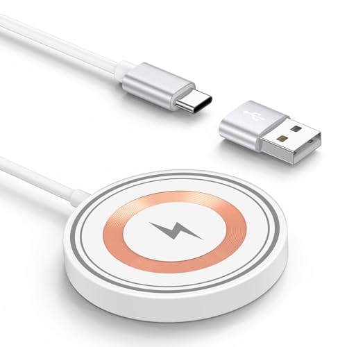 Magnetic Wireless Charger for Google 11 Fast Charging Pad for Pixel 10 Pro - color: White