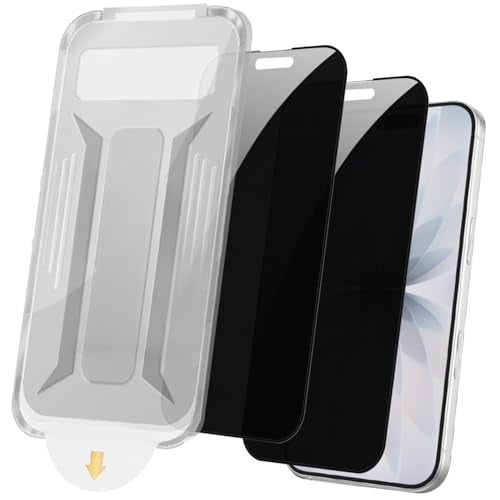 2 Pack for iPhone 17 Pro / 17/16 Pro Privacy Screen Protector Anti spy Tempered Glass Easy Installation 6.3 inch