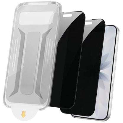 2 Pack for iPhone 17 Pro / 17/16 Pro Privacy Screen Protector Anti spy Tempered Glass Easy Installation 6.3 inch