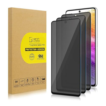 3 Pack Privacy Screen Protector for Samsung Galaxy A73/ A72/ A71 - color: Samsung Galaxy A73