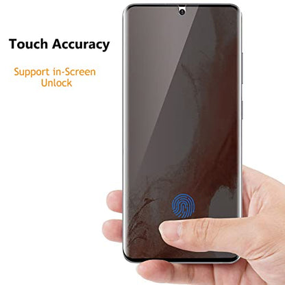 Galaxy S22 Privacy Screen Protector, [Case Friendly] [Support Fingerprint Unlock] Soft Film for Samsung Galaxy S22 5G (6.1"), Full Adhesive, Anti-Scratch, Bubble Free, Touch Sensitive - size: for Samsung Galaxy S22