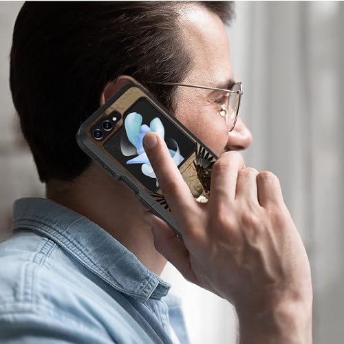 for Samsung Galaxy Z Flip 5 Case, Heavy Duty Dual Layer Hybrid Military Grade Shockproof Drop Folding Protective Cover for Samsung Galaxy Z Flip 5 5G 2023, American Bald Eagle - color: American Bald Eagle