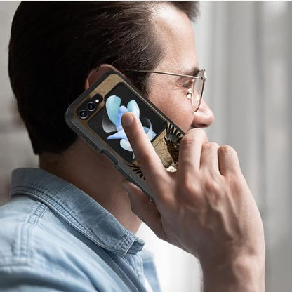 for Samsung Galaxy Z Flip 5 Case, Heavy Duty Dual Layer Hybrid Military Grade Shockproof Drop Folding Protective Cover for Samsung Galaxy Z Flip 5 5G 2023, American Bald Eagle - color: American Bald Eagle