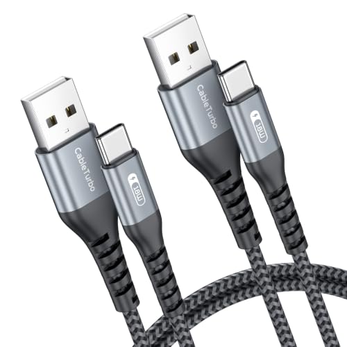 Short USB to USB C Cable 3.3FT [2-Pack] - size: 3.3ft