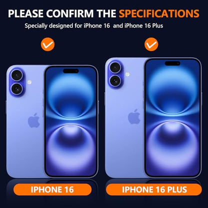 Suoman Camera Lens Protector for iPhone 16 /iPhone 16 Plus - color: Ultramarine*3