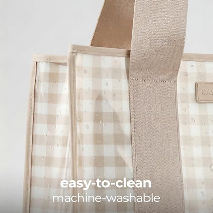 Case-Mate Jelly Tote Bag - color: Latte Gingham