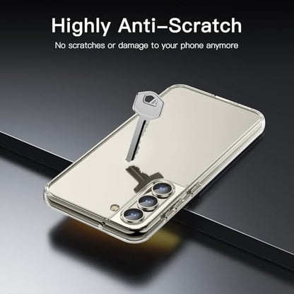 2-Pack TPU Case for Unihertz Titan Slim - Clear | 4.2" Soft Flexible Gel Cover, Shockproof Anti-Scratch Protective Phone Bumper - color: Clear+Clear