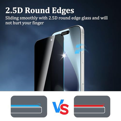 3 Pack Privacy Screen Protector for iPhone 17 Pro Max - size: 17 Pro Max 3PCS