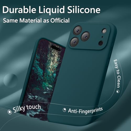 FireNova Magnetic for iPhone 17 Pro Case, 6.3", Teal | Compatible with MagSafe, Integrated Silicone Camera Control Button, Camera Protection, Anti-Scratch Soft Microfiber Lining - color: Teal, size: Iphone 17 Pro