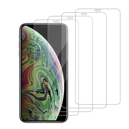 4 Pack Glass Screen Protector Compatible for iPhone 11 Pro Max/iPhone Xs Max [6.5 Inch] 2019/2018 [9H Hardness]-HD Screen Tempered Glass, Scratch Resistant,Easy Install [Case Friendly] - size: iPhone 11 Pro Max/ Xs Max