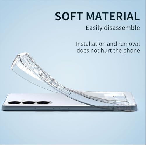 Lunivop Compatible with Samsung Galaxy S26 Plus Case Clear Wallet Card Holder TPU Slim Soft Shockproof Anti-Yellowing Anti-Scratch Transparent Phone Case (for S26 Plus 6.7 '' Clear) - size: for Samsung Galaxy S26 Plus