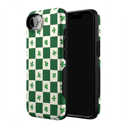Casely iPhone 16e Case | Lucky You | Shamrock | Bold Protective Design | Compatible with MagSafe - color: Lucky You | Shamrock