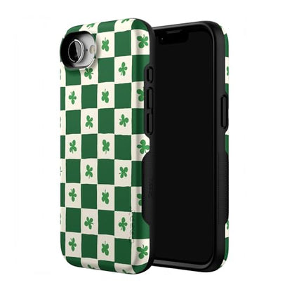 Casely iPhone 16e Case | Lucky You | Shamrock | Bold Protective Design | Compatible with MagSafe - color: Lucky You | Shamrock