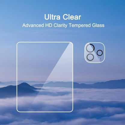 Ailun Screen Protector+Camera Lens Protector for iPad Pro 13 Inch, 2+2 Pack