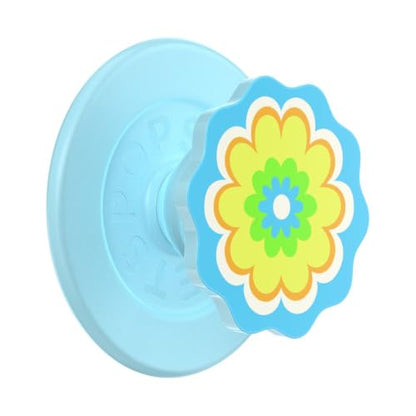 PopSockets Phone Grip for MagSafe, Magnetic Holder- Molded Flower Blue - color: Molded Flower Blue, style: MagSafe