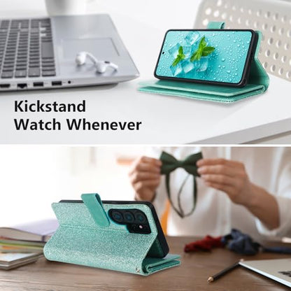 Varikke for Galaxy S26 Ultra Wallet Case Magnetic Detachable, Mint Green - color: Mint, size: Galaxy S26 Ultra 6.9"