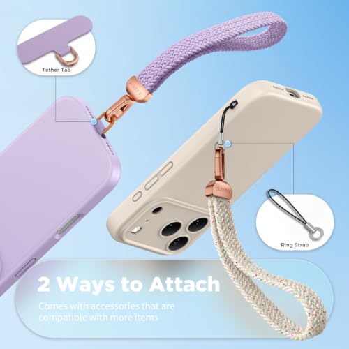 SURPHY Elastic Phone Wrist Strap, Phone Lanyard, Key Chain Lanyards - color: Starlight Dots