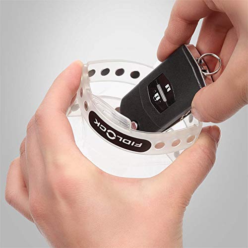 FIDLOCK Hermetic Dry Bag Flexible Magnetic Bag, Mini, Transparant | Mini Dry Bag, Magnetic Self-Sealing Closure, Water/Dust Protection, Lanyard Carry, Best For Keys/Cards/Cash - color: Transparent, size: Mini