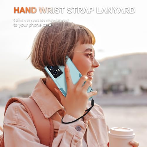 Case Compatible with Moto G Stylus 5G 2024, Full Body Heavy Duty Rugged Shockproof Protective Phone Cover with Lanyard Strap, Tempered Glass Screen Protector, Mint Green | with Tempered Glass Screen Protector+Lanyard Strap,Rugged Shockproof Protective Pho