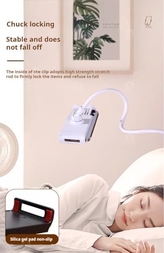 Gooseneck Phone Holder for Bed, 39.4 Inch Flexible Cell Phone Stand with Clamp, Adjustable Overhead Phone Mount for Desk, Bedside, Video Recording, Live Streaming, Compatible with iPhone & Smartphones
