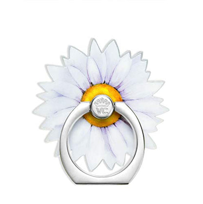 VELVET CAVIAR Cell Phone Ring Holder - Finger Ring & Stand - Improves Phone Grip Compatible with iPhone, Galaxy, Most Smartphones (Daisy) - color: Daisy