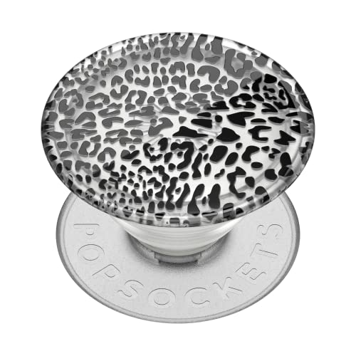 PopSockets Adhesive Phone Grip, Holder- Black Leopard - color: Black Leopard, style: Adhesive