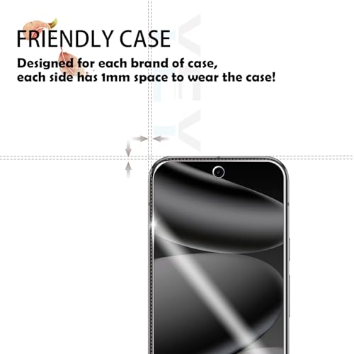 Screen Protector for Google Pixel 10 Pro XL & Camera Lens Protectors [2+2 Pack] [Ultrasonic Fingerprint Unlock] [Case Friendly] [Bubble-Free] Tempered Glass For Pixel 10 Pro XL - size: Google Pixel 10 Pro XL