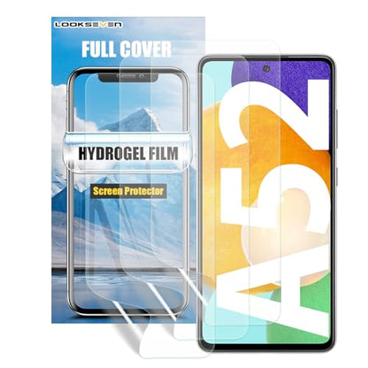 LOOKSEVEN 3 Pack Hydrogel Film For Samsung Galaxy A52 6.5 inch - size: Galaxy A52 (6.5 inch)