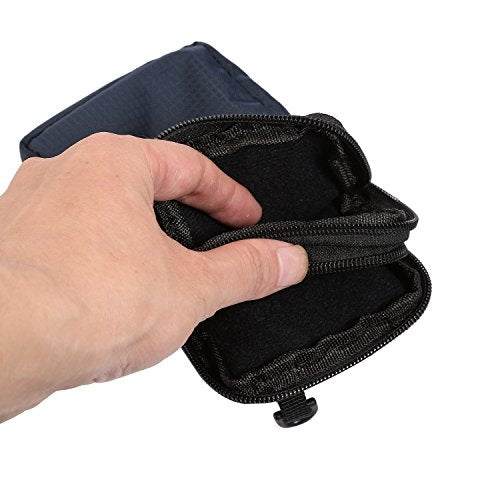 Cell Phone Belt Clip Bag Men, Cell Phone Shoulder Holster, 6.0" Outdoor Travel Vertical Phone Holster Waist Pouch Cellphone Shoulder Messenger Bag Zipper Wallet Phone Holder with Belt Loop Carabiner - color: Royal blue