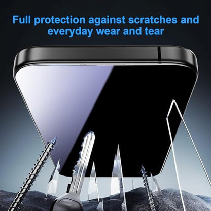 OneFish Screen Protector for iPhone 14 Pro Max 360° Privacy, 2 Pack - size: iPhone 14 Pro Max