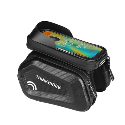 ThinkRider Bike Bag 2L Frame Front Tube Cycling Bag Bicycle Waterproof Phone Case Holder 7 Inches Touchscreen Bag Accessories