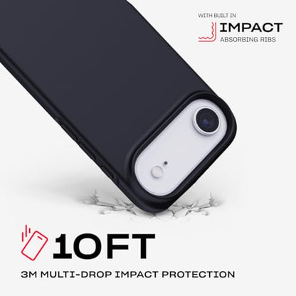 Tech21 EvoLite Case for iPhone 17 Air – Black | Slim Protective Case | Impact Protection | Wireless Charging Compatible - color: Black, size: iPhone 17 Air