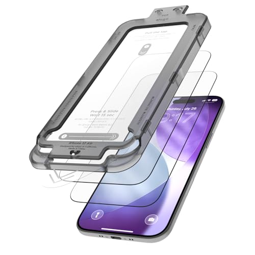 elago 2 Pack Tempered Glass Screen Protector for iPhone Air Clear