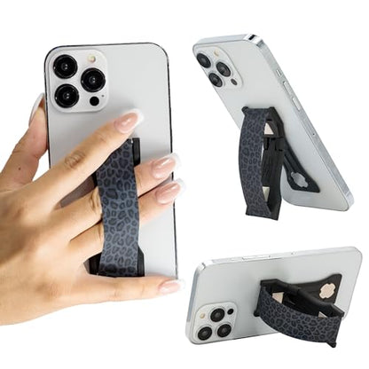LOVEHANDLE PRO Phone Grip + Kickstand - Black Leopard