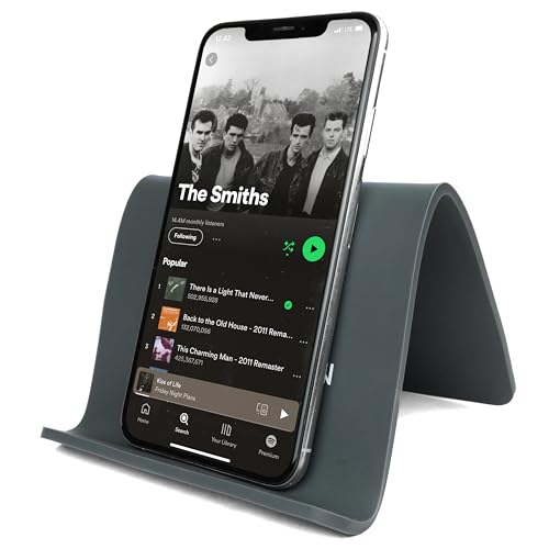 Flight Flap Airplane Phone Holder - Foldable Phone Stand for Plane Travel - color: Silicone, size: Large