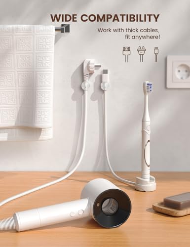 Lamicall Clear Cable Clips + Phone Stand