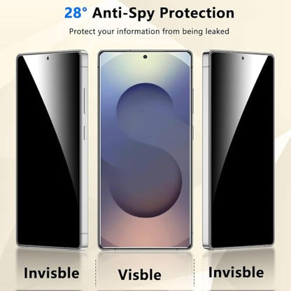 Galaxy S26 Ultra Privacy Screen Protector, [Case Friendly] [Support Fingerprint Unlock] [Anti-Spy] Flexible TPU Film for Samsung Galaxy S26 Ultra 5G (6.9"), Anti-Scratch, Touch Sensitive - size: for Samsung Galaxy S26 Ultra 5G