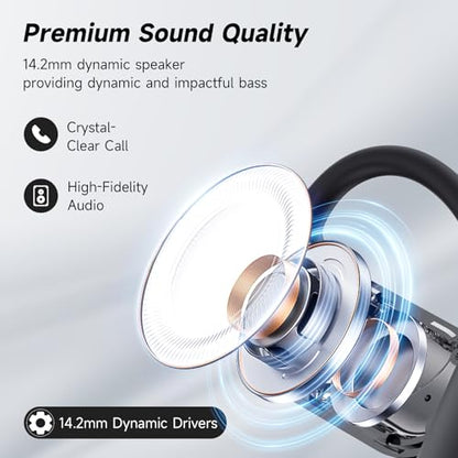 CoolJumper Wireless Bluetooth 6.1 Earbuds for Gym
