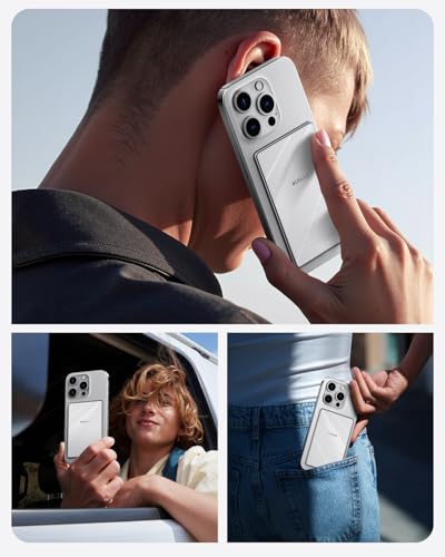 Kuulaa Power Bank Ultra Slim, 0.28 in MagSafe PowerBank 5000 mAh, PD20W Small Power Bank, Magnetic Wireless External Mobile Phone Batteries for iPhone 16 Pro/15/14/13/12 Series (White) - color: White