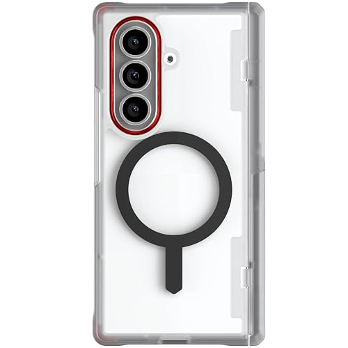 Ghostek Covert Clear Galaxy Z Fold 7 Case with Built-in Kickstand, MagSafe and Full Hinge Protection Designed for 2025 Samsung Galaxy Fold7 (8") (Clear) - color: Clear, size: Galaxy Z Fold 7