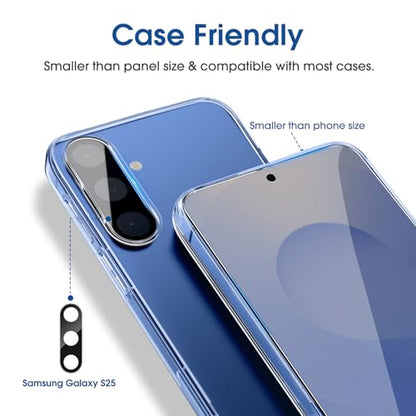 amFilm OneTouch for Samsung Galaxy S25 Screen Protector 6.2" Tempered Glass - size: S25-6.2"