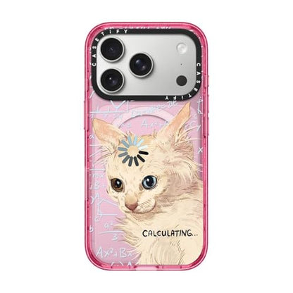CASETiFY for iPhone 17 Pro Case - Impact Compatible with MagSafe | 8.2 ft. 4x Military Grade Drop Protection | Calculating... | Pink - color: Calculating..., size: Iphone 17 Pro (6.3")