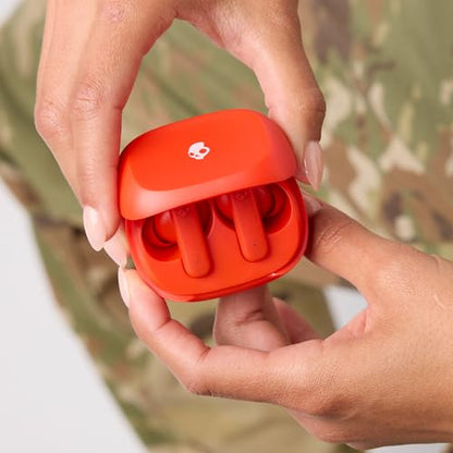 Skullcandy Smokin’ Buds Wireless Noise Isolating Earbuds - Flame - color: Flame