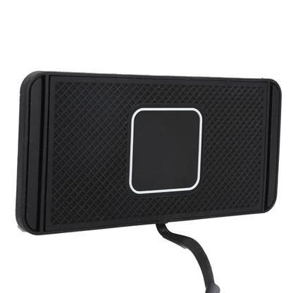 15W Non-Slip Wireless Car Charger, Fast Charging Mat for Safe Driving, Applicable to Mobile Phones, Silicone Material
