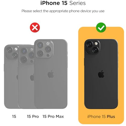 VRS DESIGN Damda Glide Hybrid Phone Case Designed for iPhone 15 Plus (2023), Functional Sturdy Wallet Card Holder Kickstand Case Compatible with iPhone 15 Plus (Matte Black) - color: Matte Black, size: iPhone 15 Plus