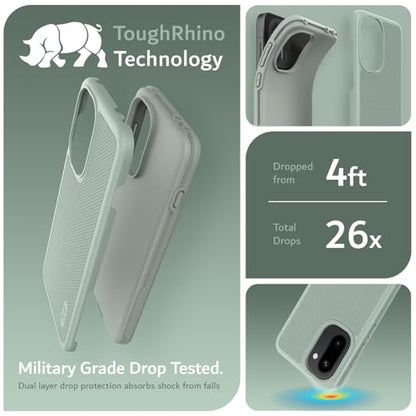 TUDIA MergeGrip Designed for OnePlus 15R Case 5G (2026) - [Military Grade Drop Tested] Dual Layer Shockproof Slim Rugged Tough Protective Phone Cases Cover (Green Lily) - color: Green Lily