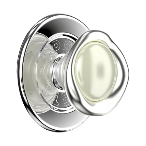 PopSockets Phone Grip for MagSafe, Magnetic Holder- Silver Eye - color: Eye of the Beholder Silver, style: MagSafe