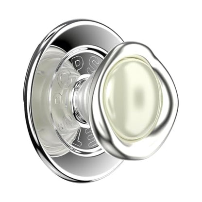 PopSockets Phone Grip for MagSafe, Magnetic Holder- Silver Eye - color: Eye of the Beholder Silver, style: MagSafe